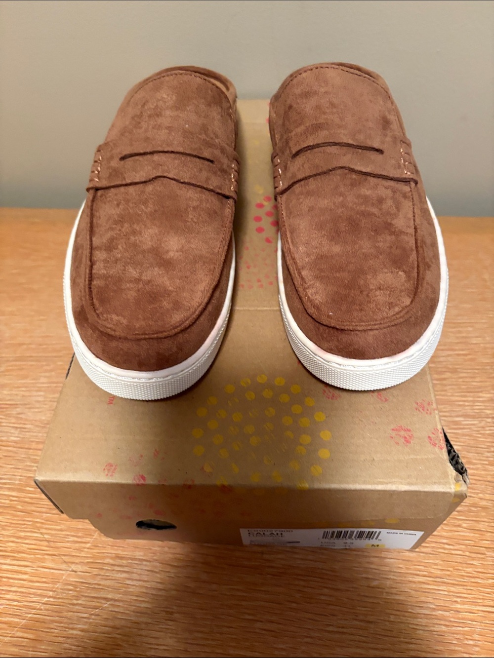 Sofft Womens Mule Loafers BNIB Size 9.5 Calah Style Luggage Color BNIB